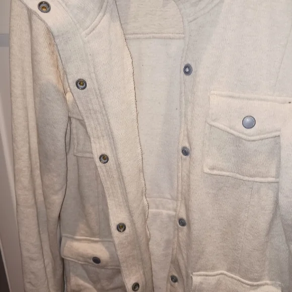 Volcom Cream Military Style Shacket - Picture 8 of 11